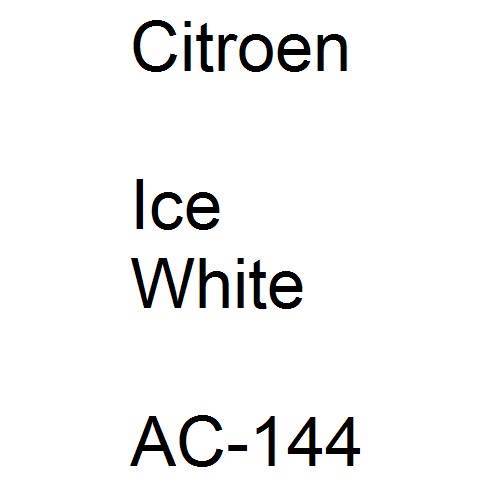 Citroen, Ice White, AC-144.